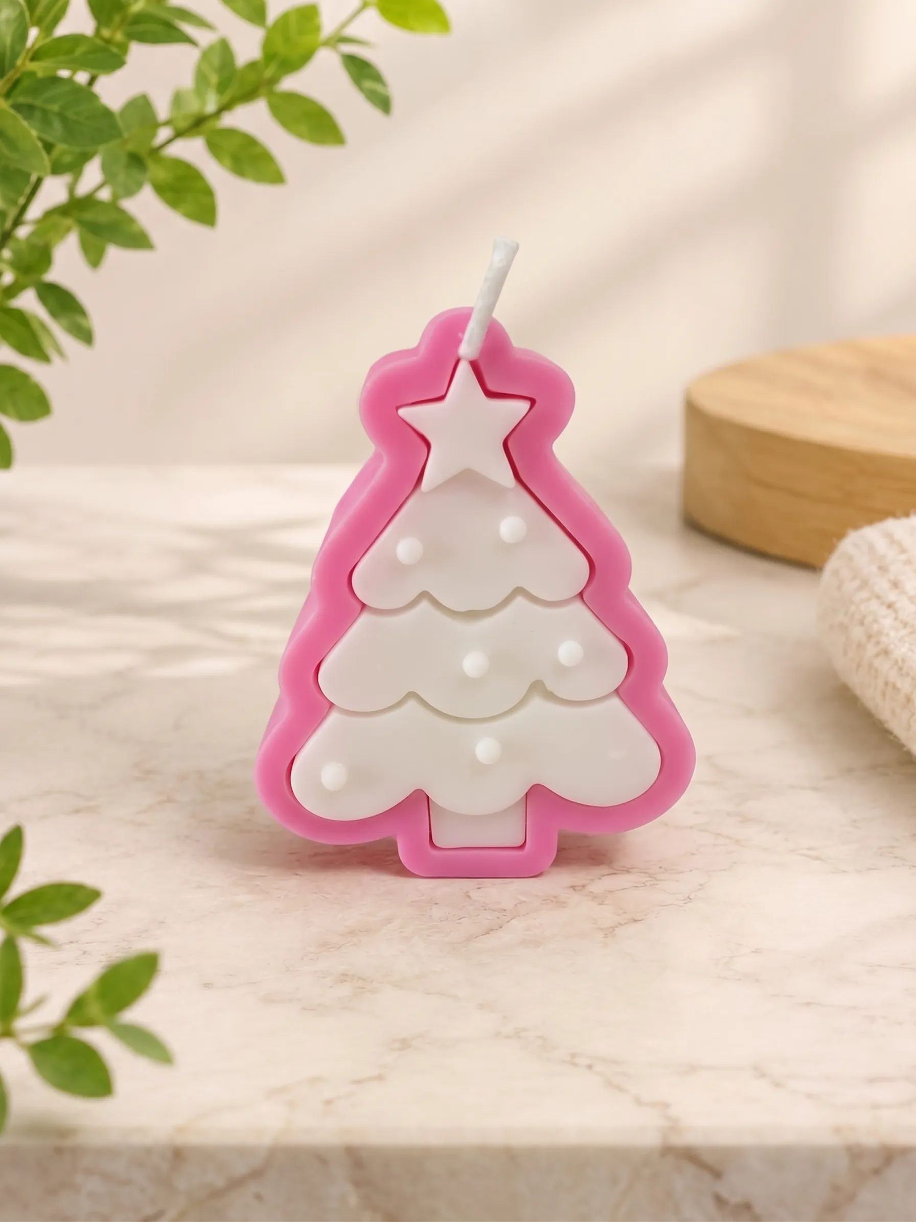 Hemoso molde de silicona de arbolito de navidad
